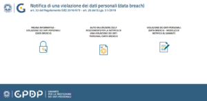 Violazione dei dati personali